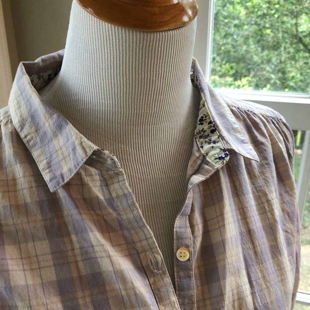 Anthropologie Isabella Sinclair Susanna button down sz M - Picture 4 of 7